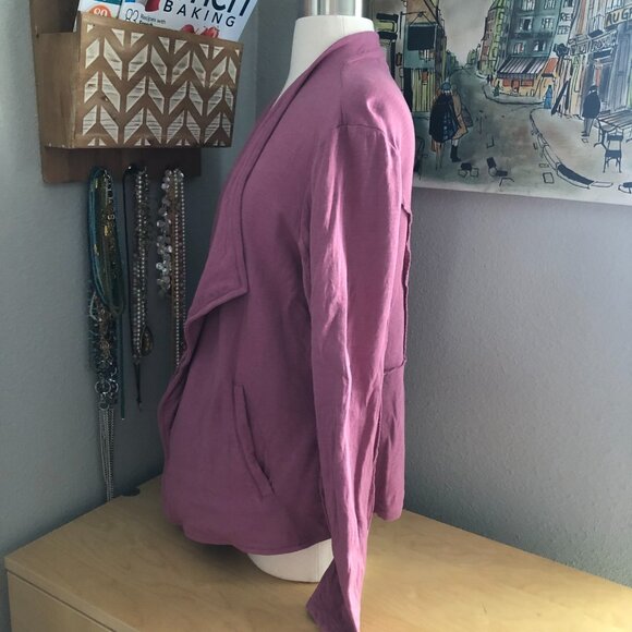 Caslon Open Front Peplum Back Cardigan - Picture 6 of 11